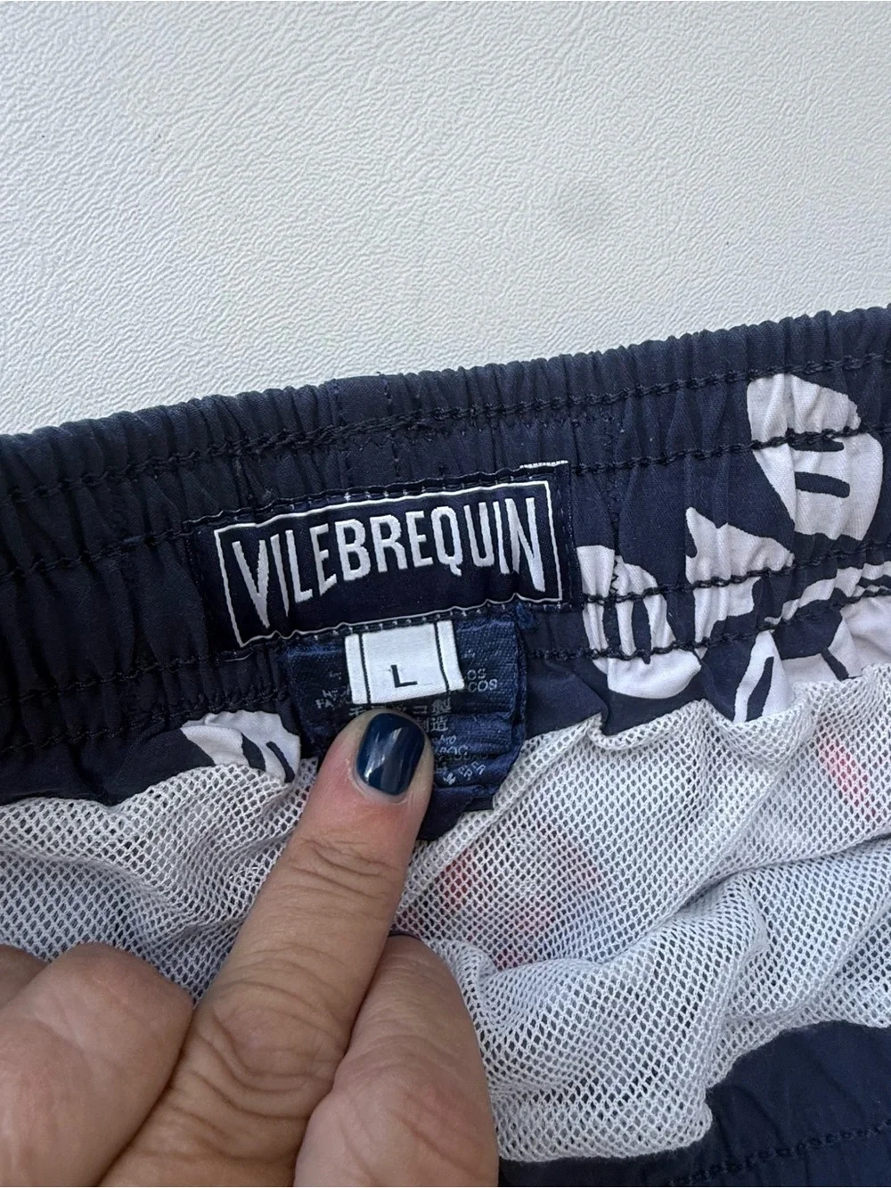 Swimwear Trunks Vilebrequin L blue Turtle soccer with wet bag ⚽️